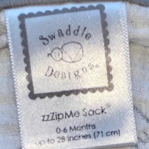 Darling SWADDLE DESIGNS Muslin zzZipMe SleepSack Cotton 0-6 Months HEDGEHOG - Picture 6 of 6